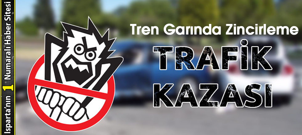 Tren Garında Zincirleme Kaza!