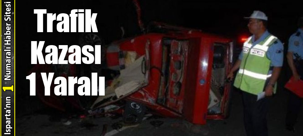 Trafik Kazası 1 Yaralı