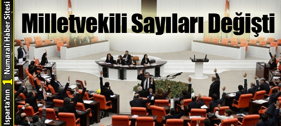 İllerin Milletvekili Sayıları Değişti