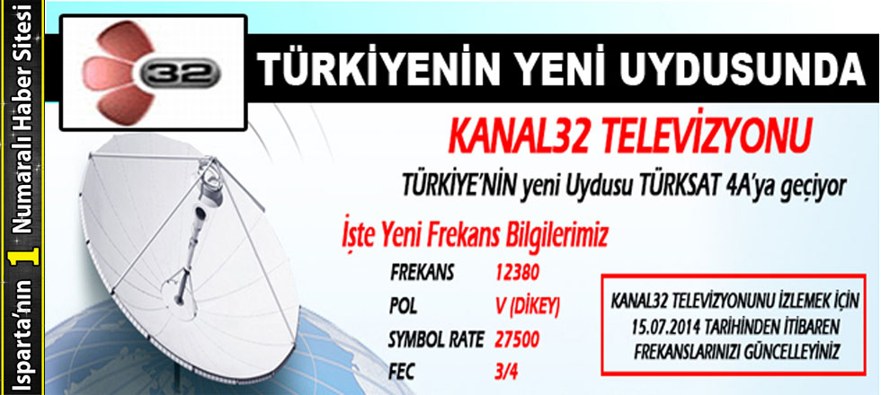 Kanal 32, Türksat 4A’da