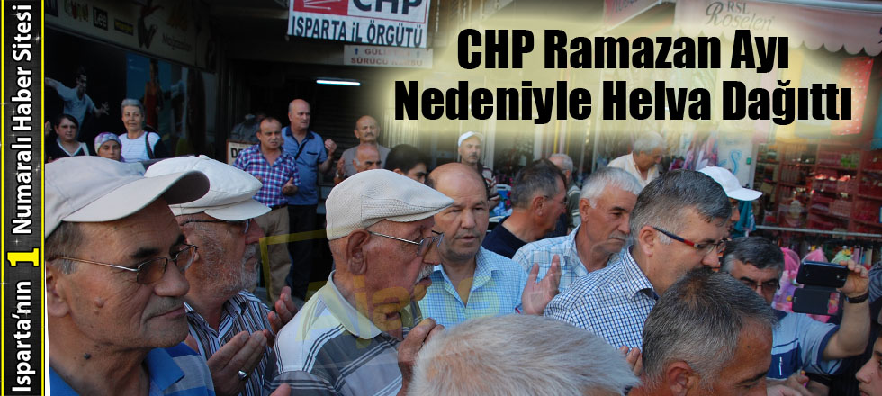 CHP'den Ramazan Helvası