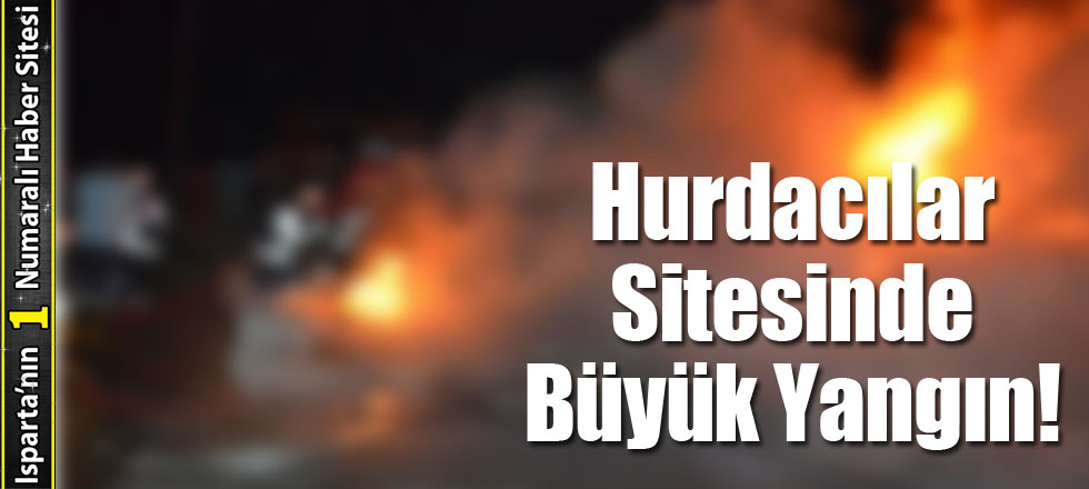 Hurdacılar Sitesinde Büyük Yangın!