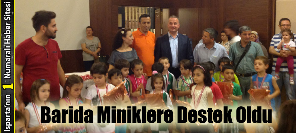 Barida Miniklere Destek Oldu