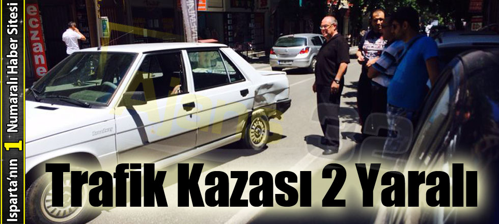 Trafik Kazası 2 Yaralı