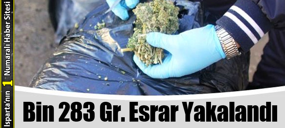 Bin 283 Gr. Esrar Yakalandı