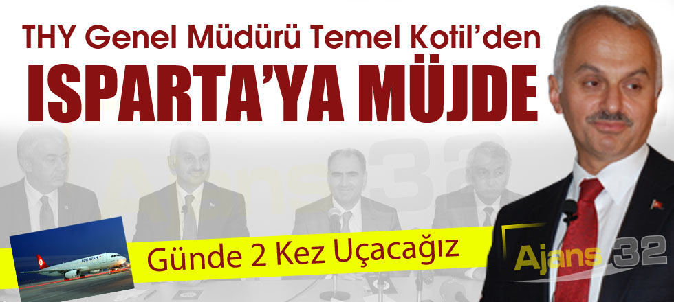 THY'den Isparta'ya Müjde