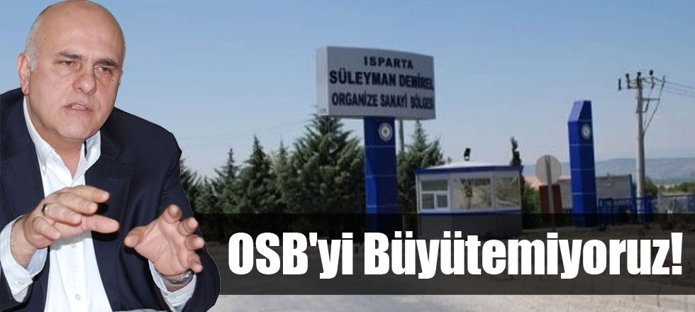 OSB'yi Büyütemiyoruz!