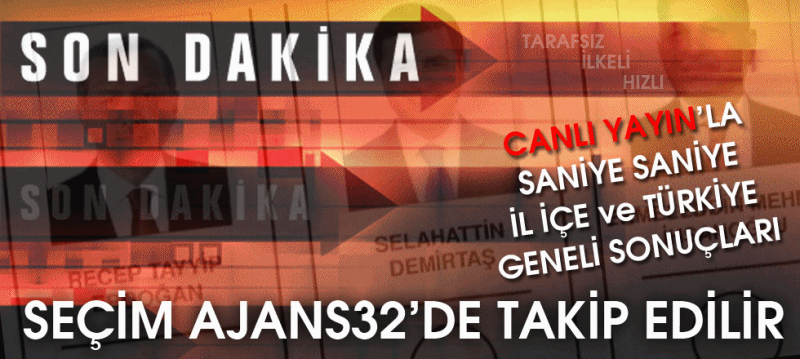 Seçim Ajans32'de Takip Edilir