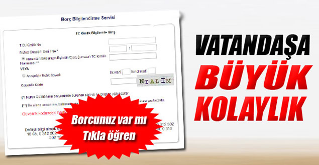 Vergi Borcunu Öğrenmek Artık Çok Kolay