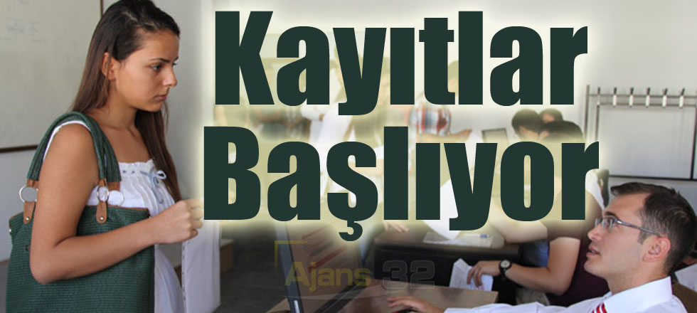 SDÜ'de Kayıtlar Başlıyor