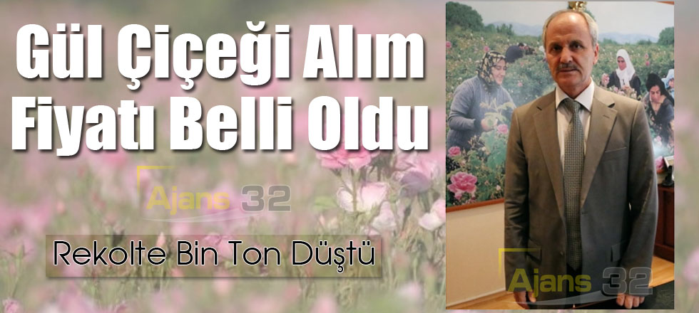 Gül Çiçeği Alım Fyatı Belli Oldu