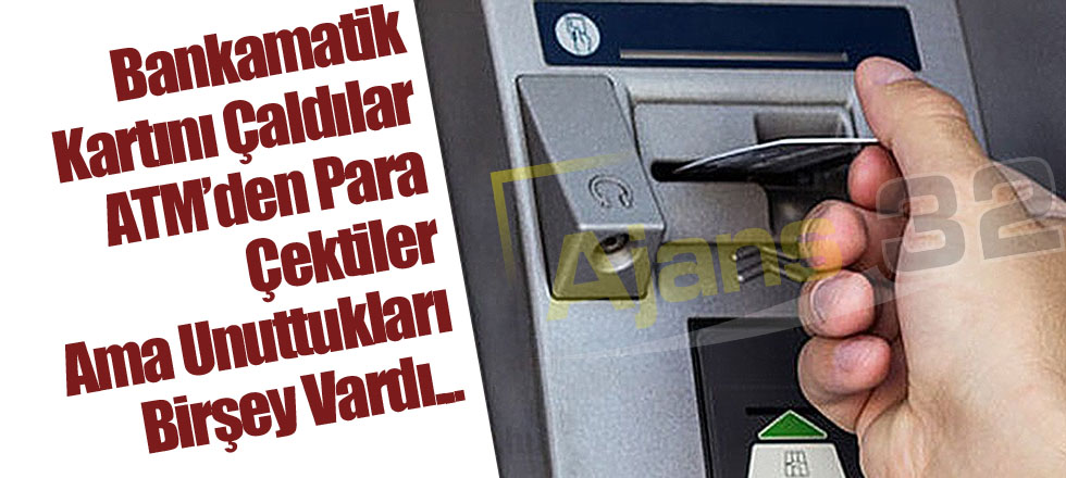 Bankamatik Kartını Çaldılar... ATM'den Para Çektiler... Ama...