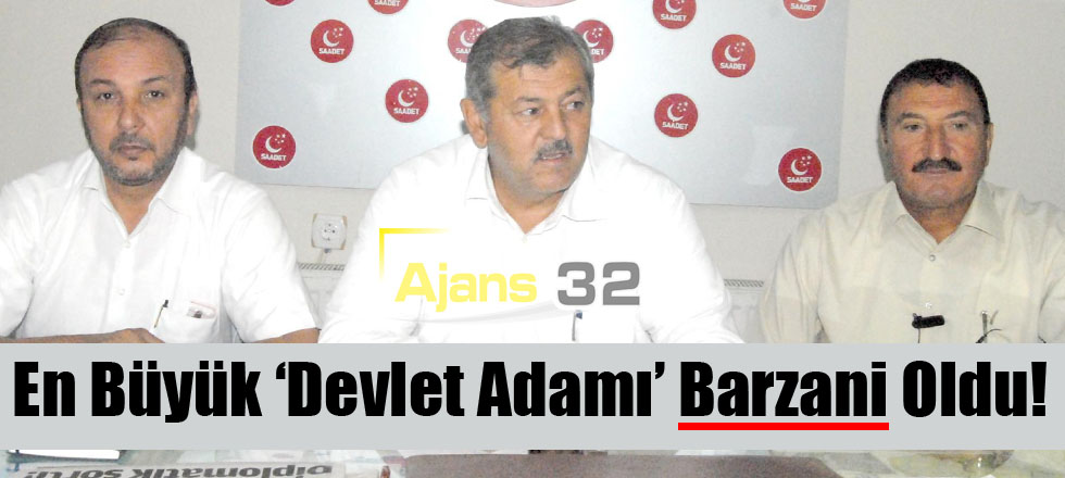 En Büyük Devlet Adamı Barzani Oldu!