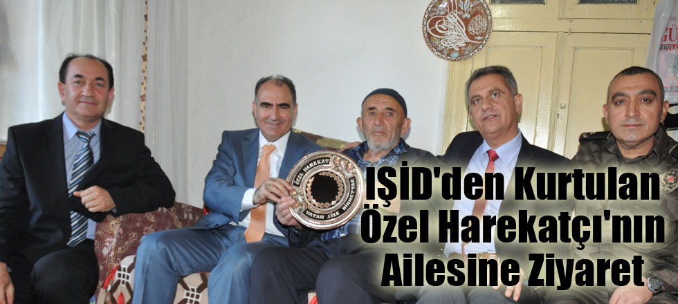 IŞİD Teröründen Kurtulan Özel Harekatçı'nın Ailesine Ziyaret