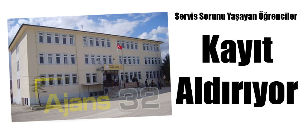 Servis Sorunu Yaşayan Öğrenciler Kayıt Aldırıyor