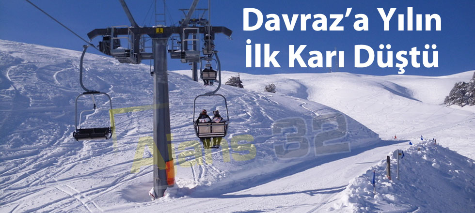 Davraz'a Yılın İlk Karı Düştü