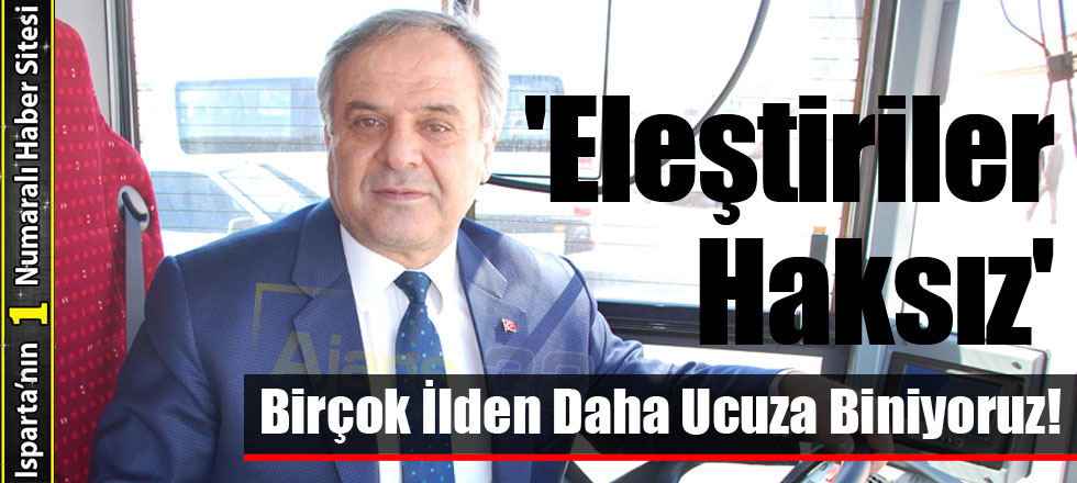 Birçok İlden Daha Ucuza Biniyoruz!