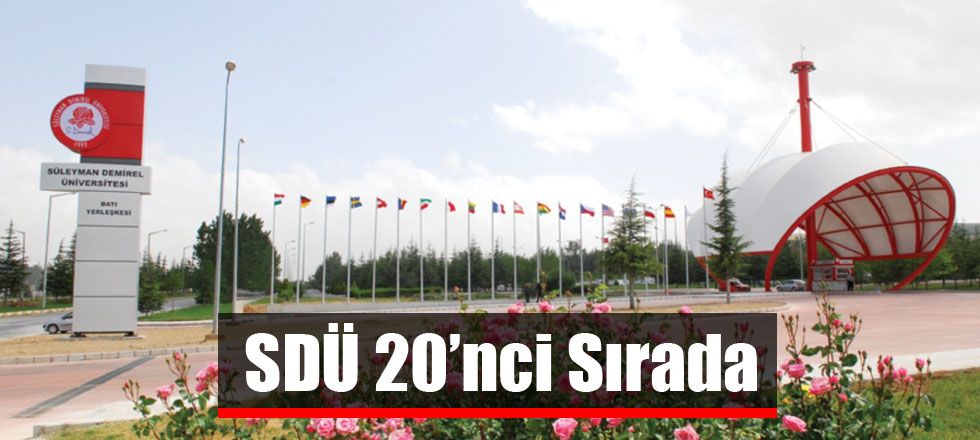 SDÜ 20’nci Sırada