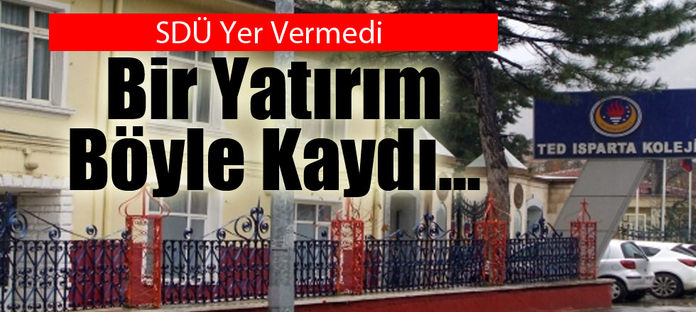 Bir Yatırım Böyle Kaydı...