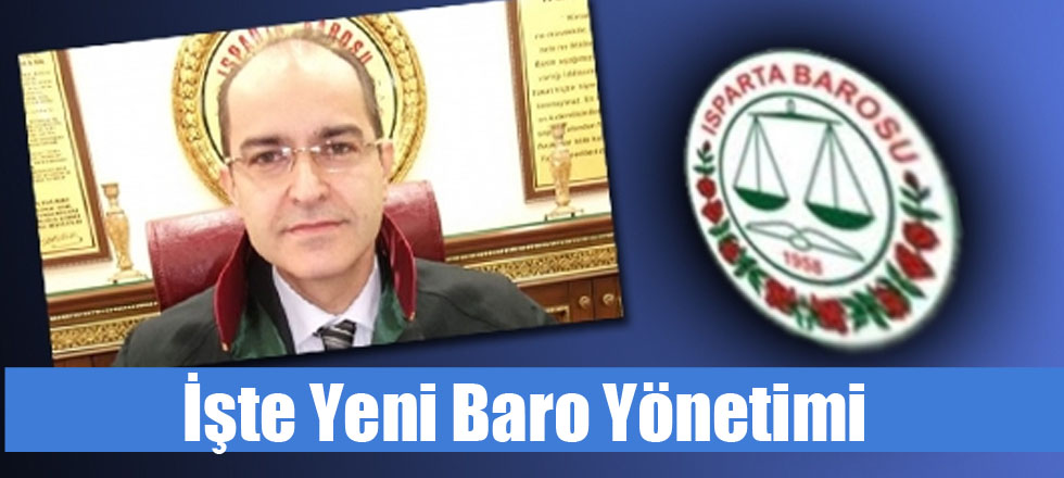 İşte Yeni Baro Yönetimi