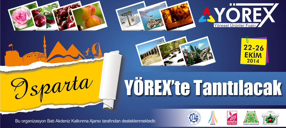 Isparta YÖREX’te Tanıtılacak