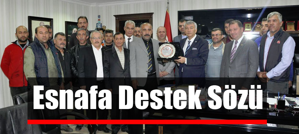 Esnafa Destek Sözü