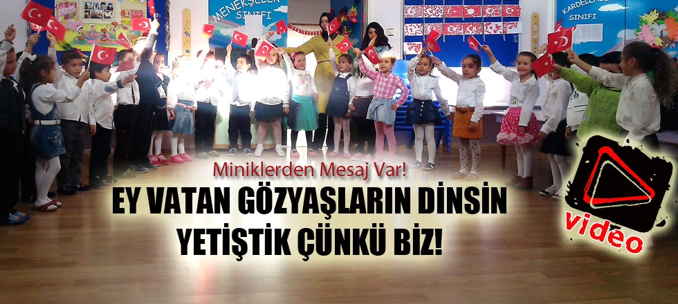 Miniklerin Cumhuriyet Coşkusu (Video Haber)
