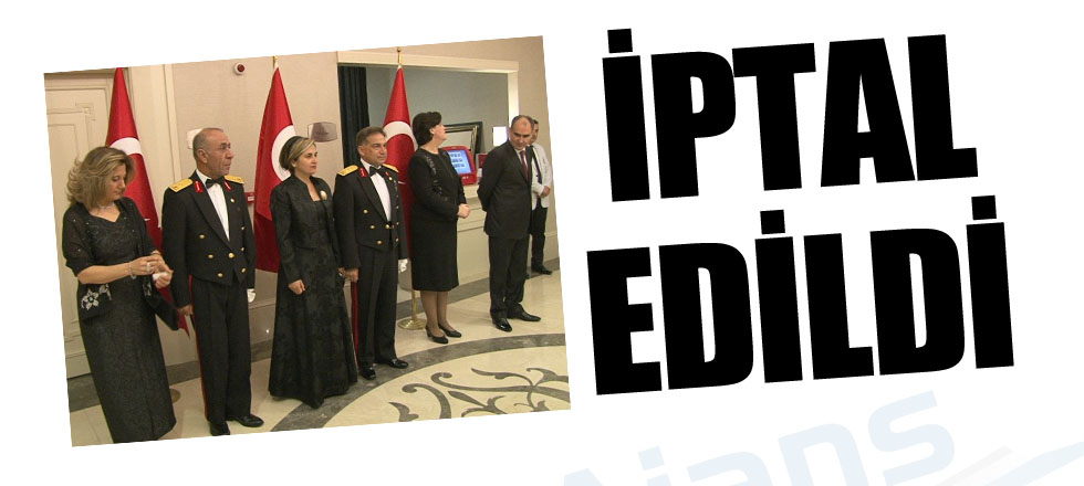 Cumhuriyet Resepsiyonu İptal Edildi