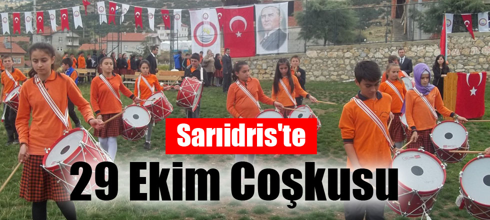 Sarıidris'te 29 Ekim Coşkusu