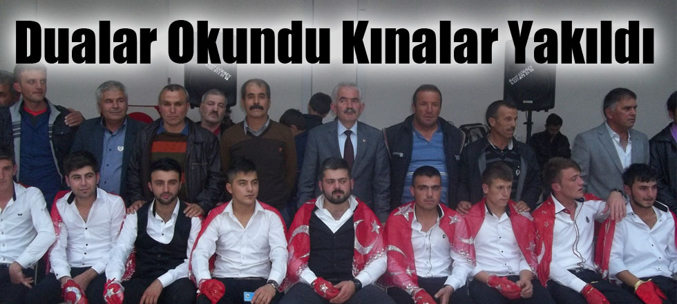 Dualar Okundu Kınalar Yakıldı