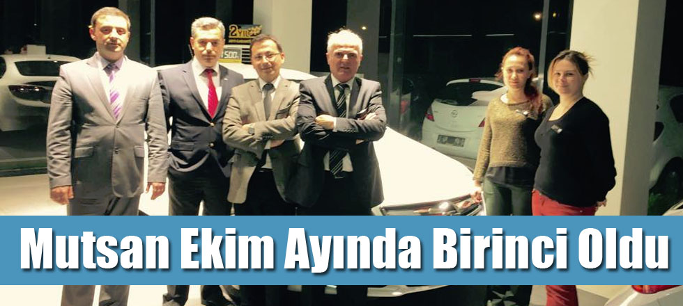 Mutsan Ekim Ayında Birinci Oldu