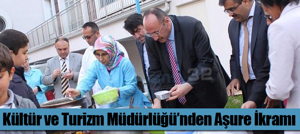Kültür ve Turizm Müdürlüğü’nden Aşure İkramı