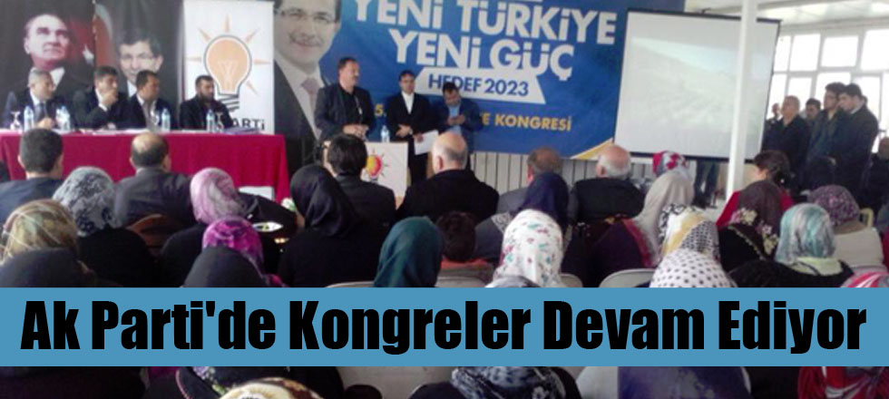 Ak Parti'de Kongreler Devam Ediyor