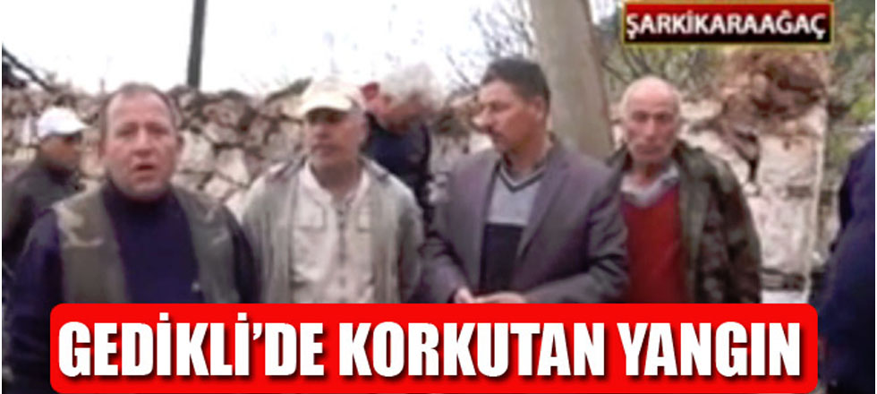 Gedikli'de Korkutan Dakikalar (Video Haber)