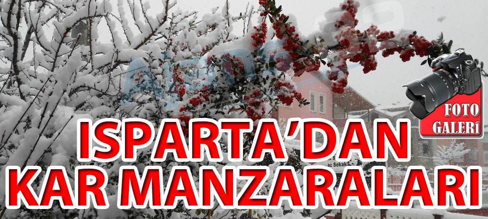 Isparta'dan Kar Manzaraları