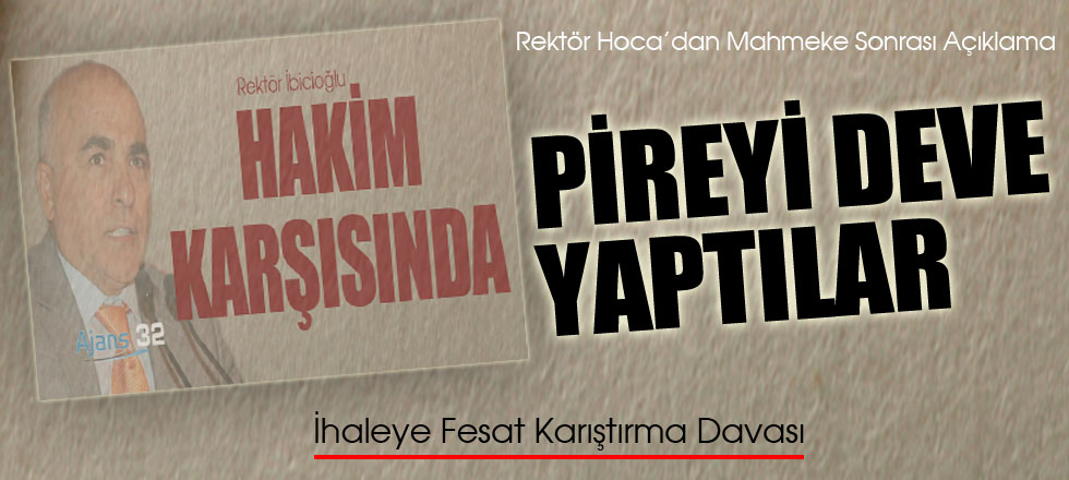 Rektörden Mahkeme Sonrası Açıklama