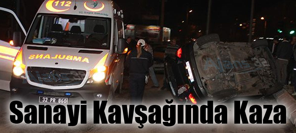 Sanayi Kavşağında Kaza