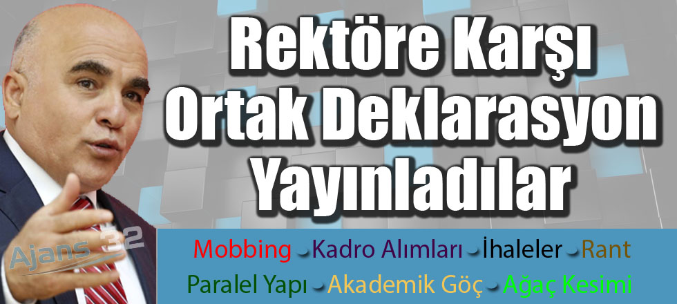 Rektöre Karşı Ortak Deklarasyon