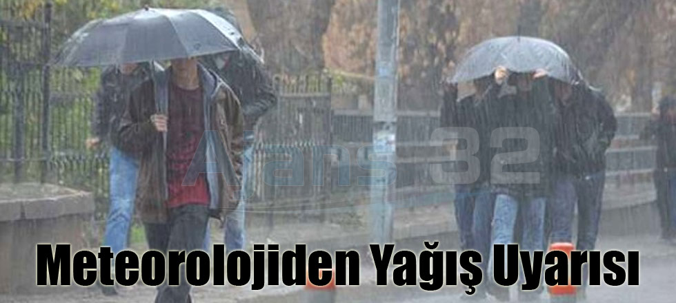 Meteorolojiden Sağanak Uyarısı