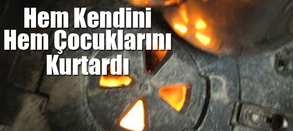 Hem Kendini Hem Çocuklarını Ölümden Kurtardı