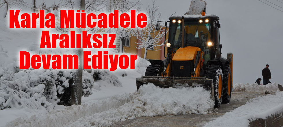 Eğirdir Belediyesi Karla Mücadeleye Aralıksız Devam Ediyor