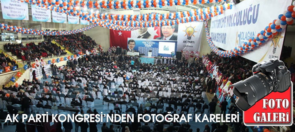 AK Parti Kongresi'nden Fotoğaf Kareleri