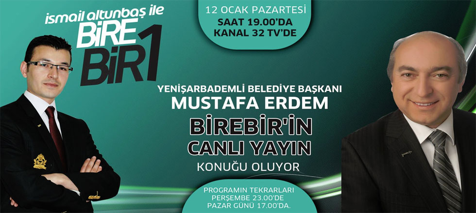 BİREBİR'in Konuğu Mustafa Erdem