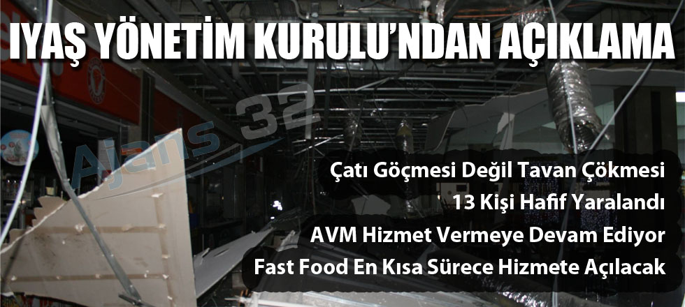 IYAŞ Yönetim Kurulu'ndan Açıklama