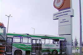 SDÜ Kavşağında Düzenleme