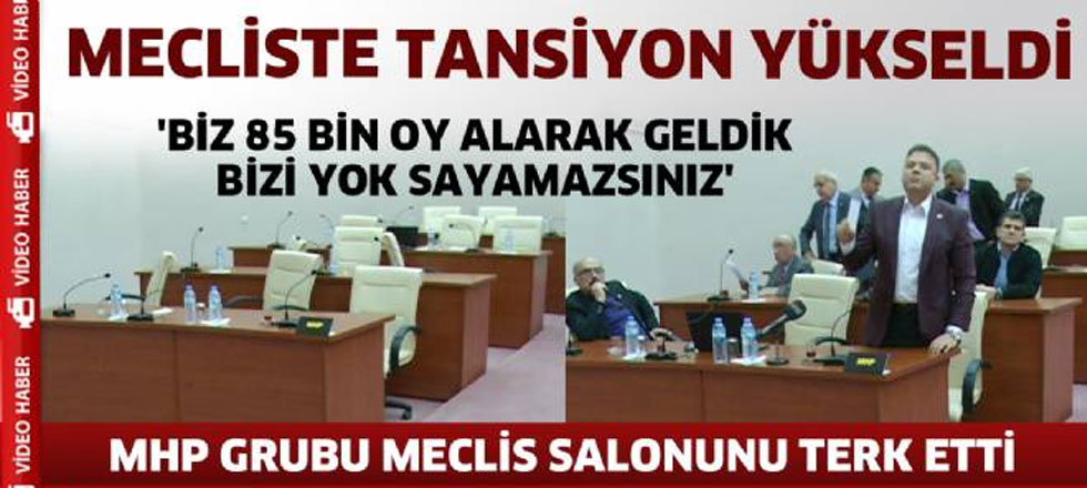 Mecliste Tansiyon Yükseldi