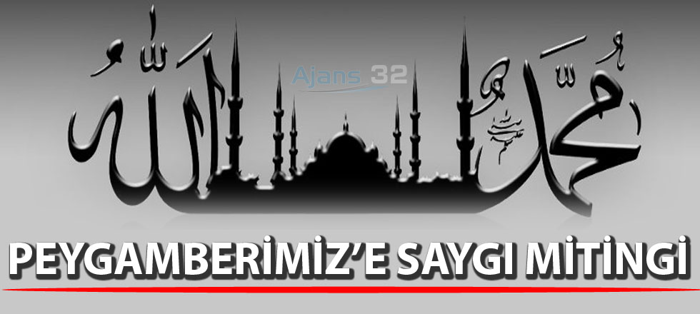 Peygamberimize Saygı Mitingi