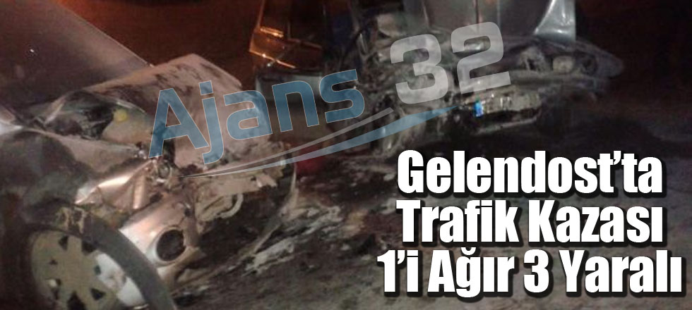 Gelendost'ta Trafik Kazası: 3 Yaralı