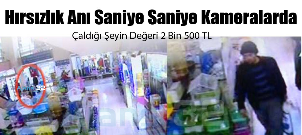 Hırsızlık Anı Saniye Saniye Kameralarda