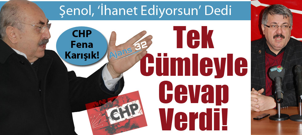 Öner'den Şenol'a Tek Cümlelik Cevap